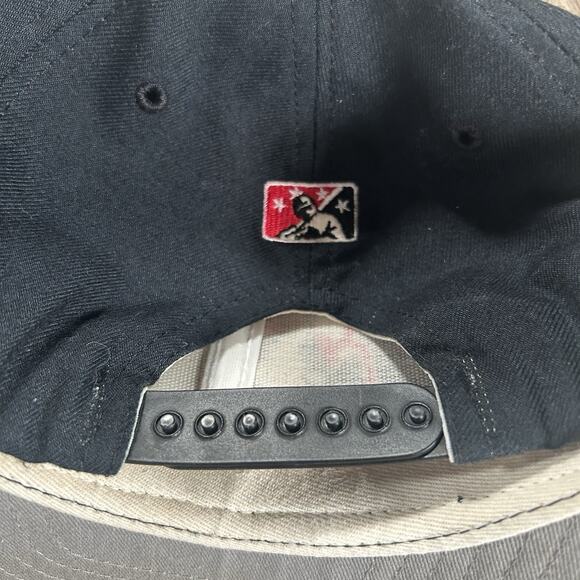 Vintage New Era Hickory Crawdads Hat Snapback MLB Baseball MiLB Blue Wool USA - Picture 2 of 9